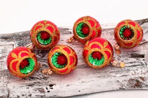 Christmas baubles 291/134-2/5/6pcs