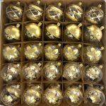 Christmas set 80/1812/7/25cm - gold and clear