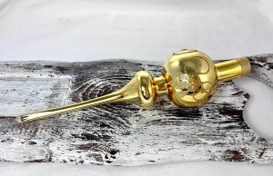 Vianočný špic 621/531/7/1ks - zlatý lesklý