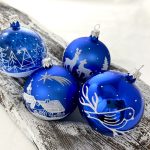Christmas set 80/1915/7/12pcs - blue - Image 2