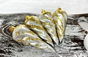 Cencúľ malý 949/2298/4ks - biele so štvorcami