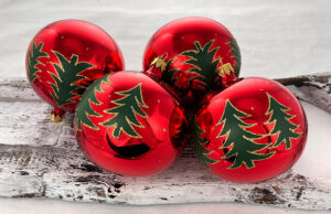 Vianočné gule 22/4574/10/4ks - tradičná, veľké stromy