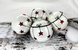 Christmas baubles 26/2035/8/4pcs - star garland