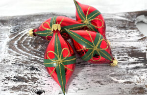 Vianočné olivy 32/686/8x4/4ks - tradičná, mašle