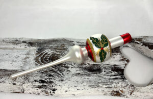 Vianočný špic 641/849/7/1ks - tradičná, červený šatón