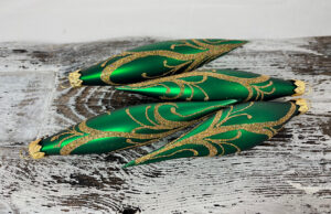 Vianočné rakety 74/811/14x3/4ks - tradičná, tuhozelené