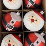 Christmas baubles 80/1856/7/6pcs - Santa Claus