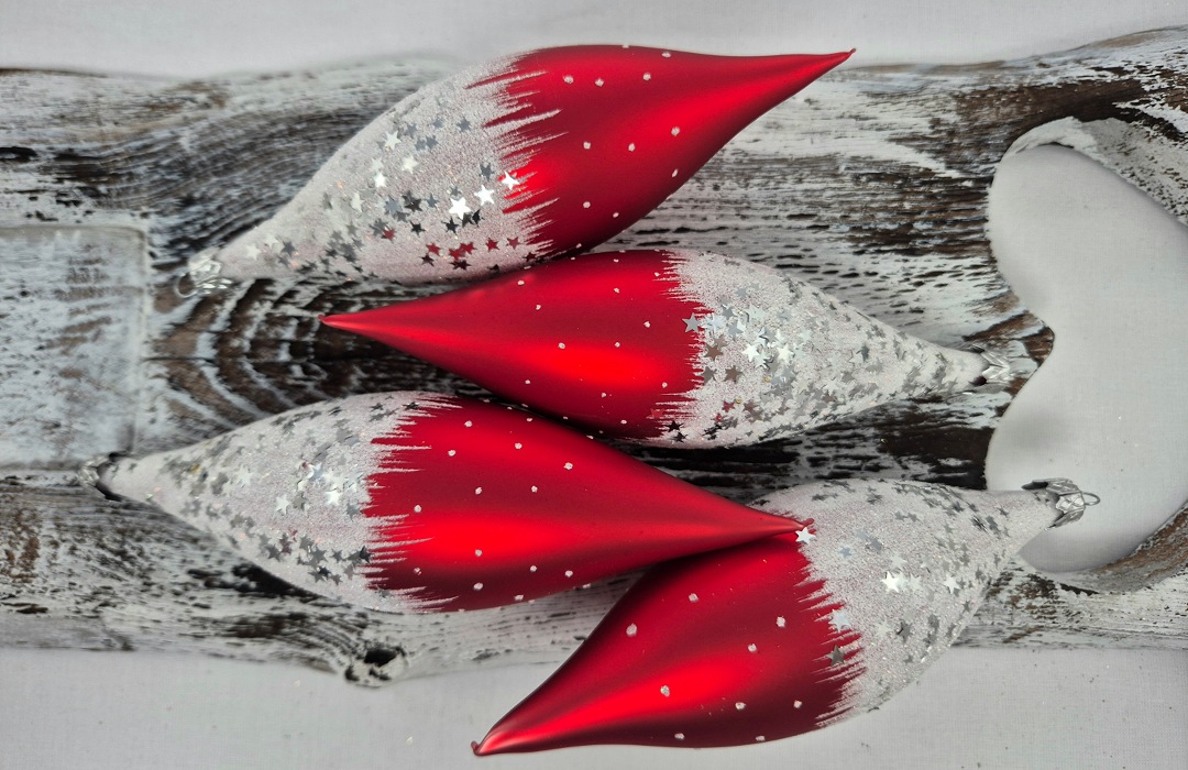 Christmas rockets 74/820/15x5/4pcs - red rain 1 Christmas rockets 74/820/15x5/4pcs - red rain