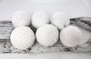 Christmas baubles 21/3252/7/6pcs - coconut baubles